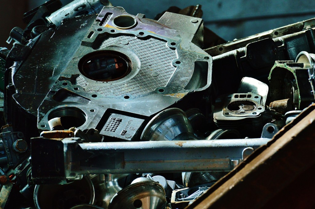 Old appliances can be recycled for scrap metal, rather than being tossed in the landfill.